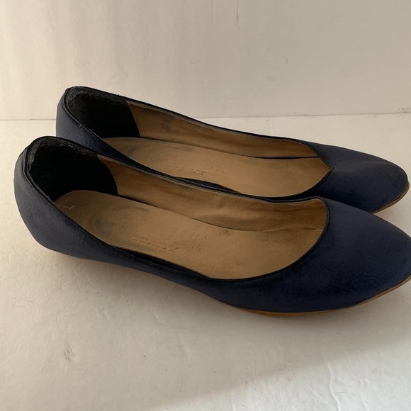 GUCCI | Women's Ballerina Flats Shoes Blue Size 6 - Picture 1 of 9